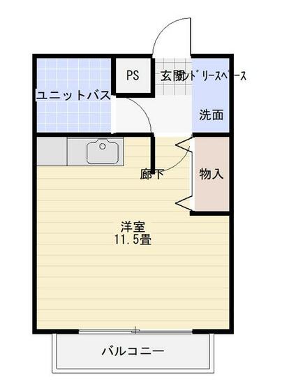 サンハイツ１の間取り