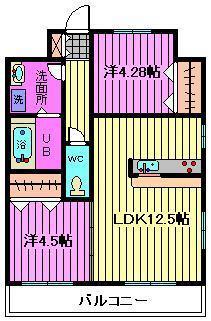 プライムコートの間取り