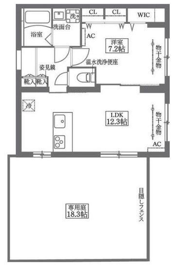 【ＣＯＣＯＣＵＢＥ大森本町の間取り】