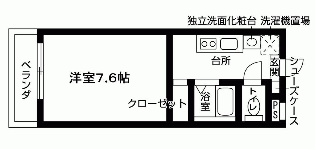 プログレッソ前山の間取り