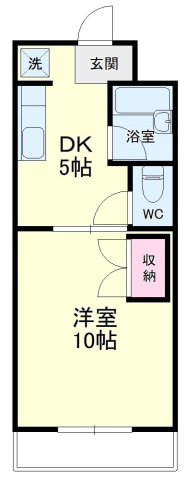 マンションオアシスIIの間取り