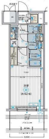 八王子市横山町のマンションの間取り