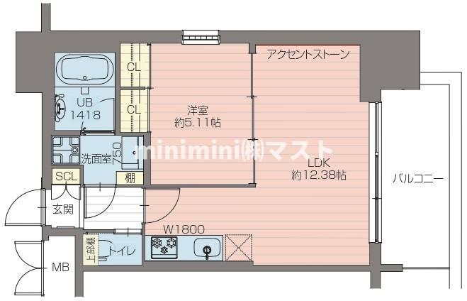 プレジオ阿波座の間取り