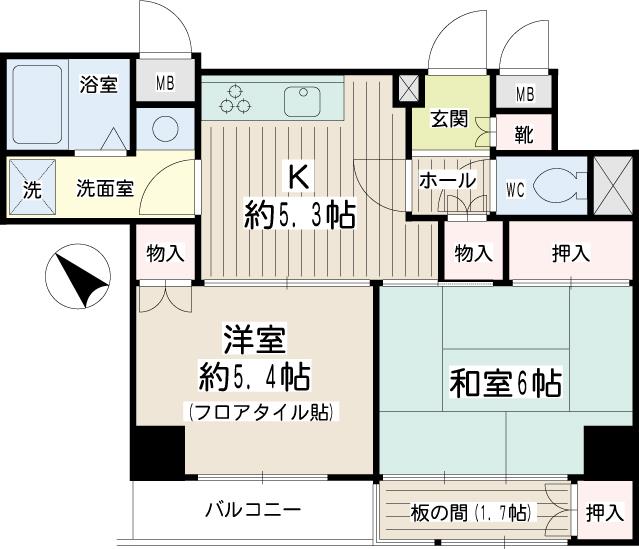 アイビー大和の間取り