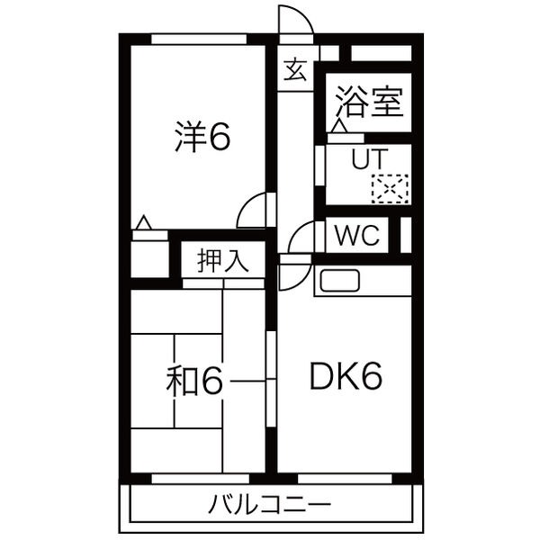 【碧南市天神町のマンションの間取り】