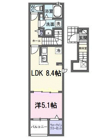 ライラック元山の間取り