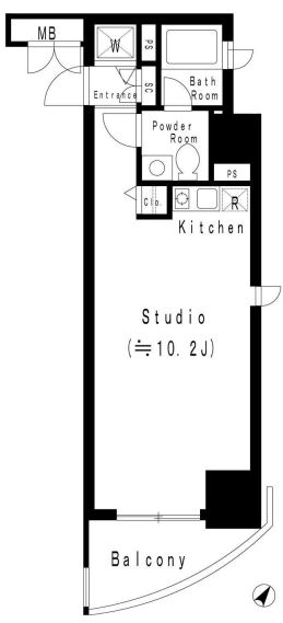 MFPR代々木タワーの間取り