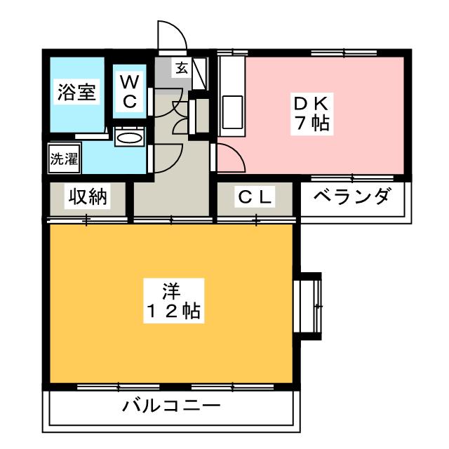 エスポワール中正の間取り