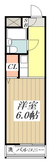 【西東京市向台町のマンションの間取り】