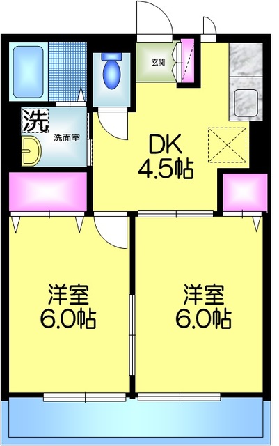 フィオーレの間取り