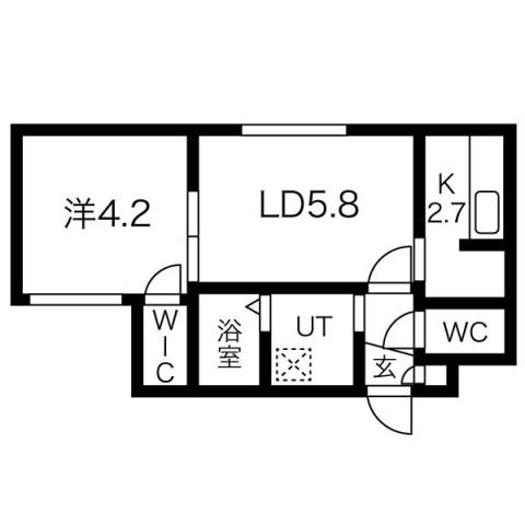 【Capella大通南（カペラ大通南）の間取り】