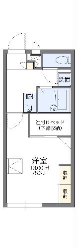 レオパレスブルーマリンの間取り