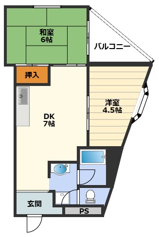 リバー21の間取り