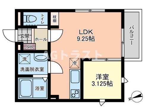 コンフィデンス東大宮Fの間取り