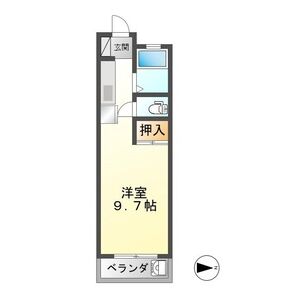 ハイツ島塚の間取り