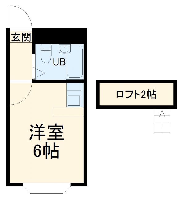 船橋市新高根のアパートの間取り