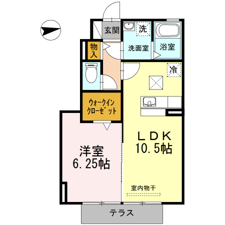 セジュール10　Ａ棟の間取り