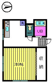 グリーンビレッジＤの間取り