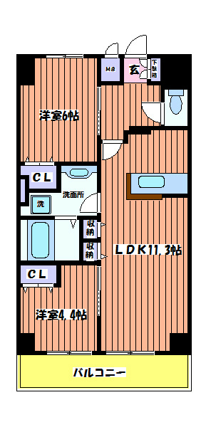 ＹａｍａｚａｋｉＳｅｋｉｙｕＢＬＤの間取り