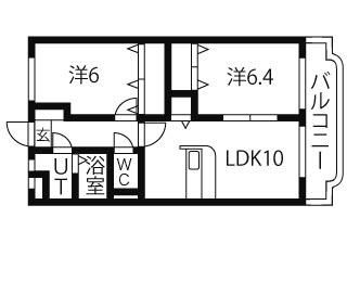 【アクエリアス丸井の間取り】