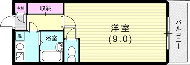 ときわ神田ハイツの間取り