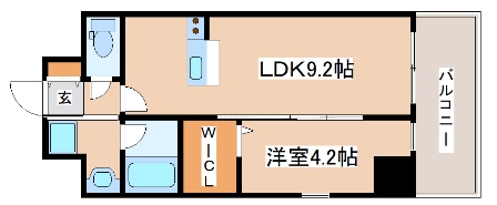 明石市西新町のマンションの間取り