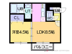 リトルズ新さっぽろの間取り