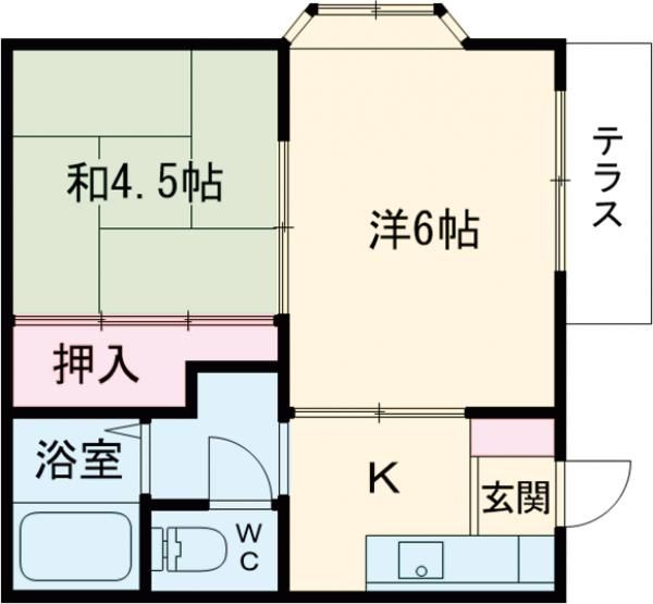 ホワイトメゾンBの間取り