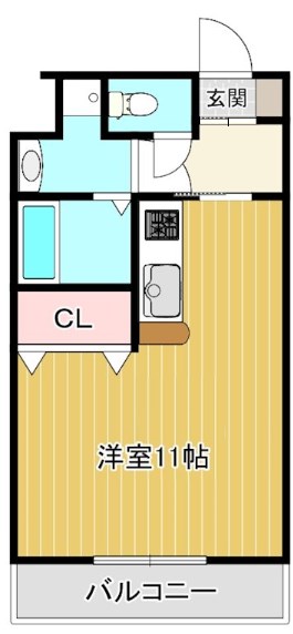 守山市伊勢町のマンションの間取り