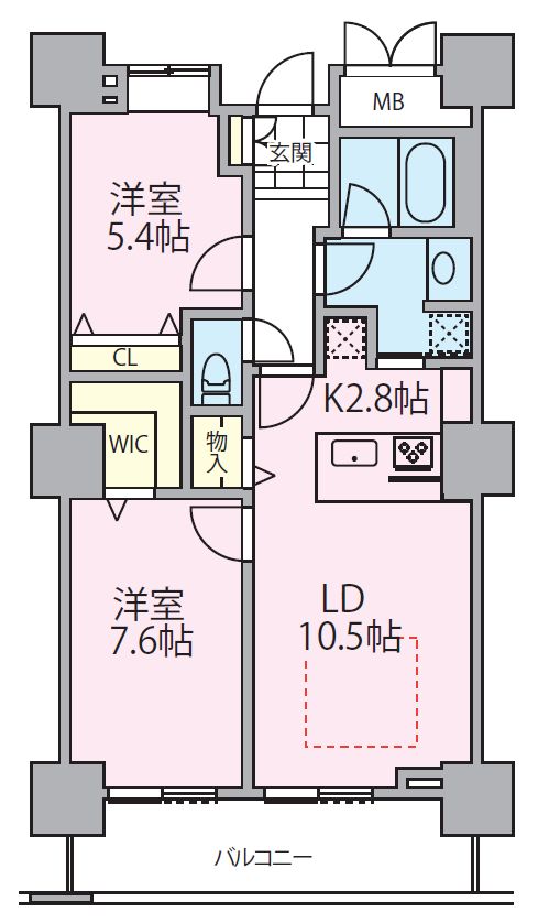 ロイヤルパークスタワー南千住の間取り