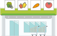 スーパー　サニー宝町店（スーパー）まで518m