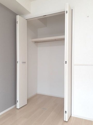 収納　たっぷりとした収納スペースです