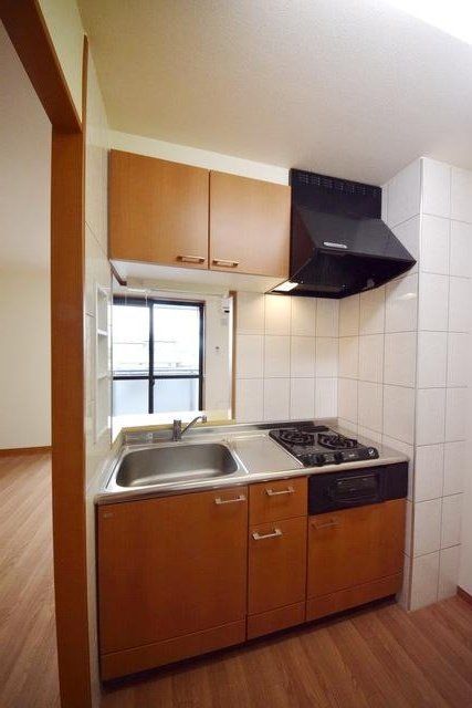 キッチン　２口システムキッチン♪