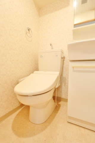 トイレ　コンパクトな脱衣所です