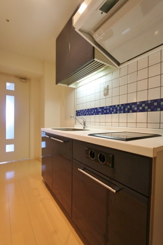 キッチン　システムキッチンで料理がはかどります