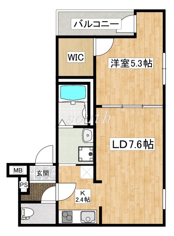 フジパレス杉本町駅西V番館の間取り写真