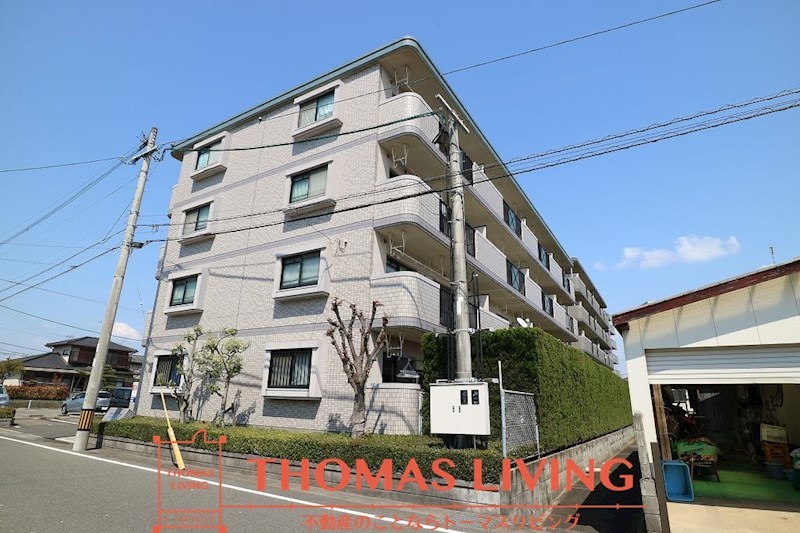 建物外観　粕屋町でのお部屋探しは、トーマスリビング粕屋店へご相談下さい