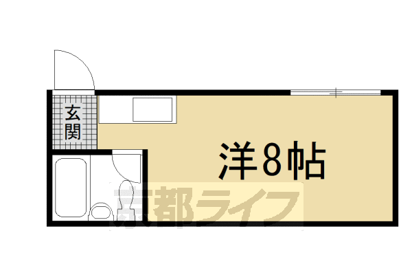 コーポ林の間取り写真