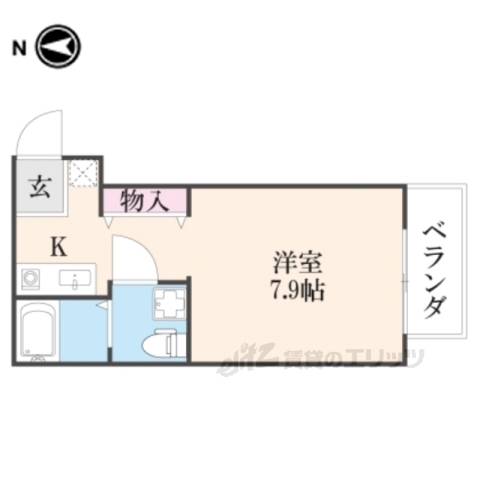 クロール二条の間取り