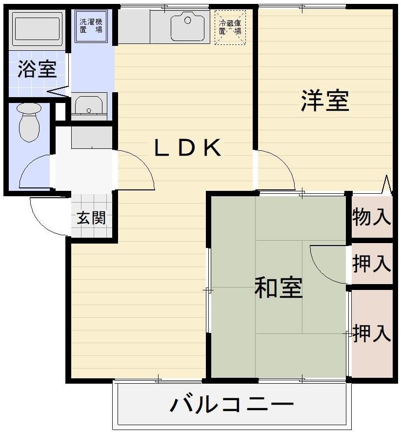 グランシャリオ　Ａの間取り