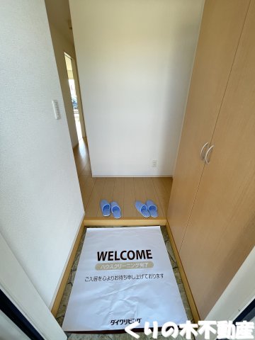 玄関　ゆったりとした玄関です