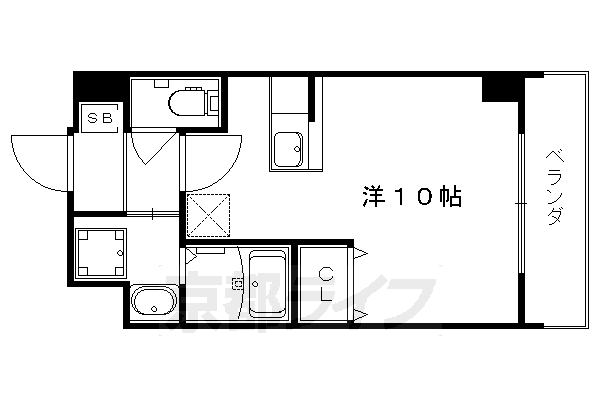 レスペランス西小路の間取り