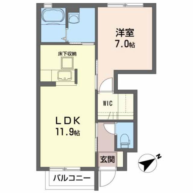 シャーメゾン菅谷台IIの間取り