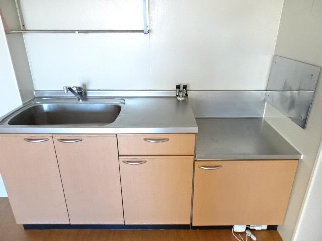 キッチン　キッチンガスコンロ設置可