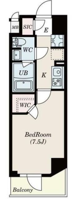 Ｓ－ＲＥＳＩＤＥＮＣＥ瑞江の間取り