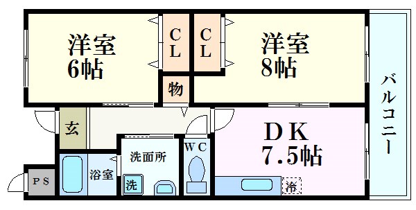 マンションマタージュの間取り