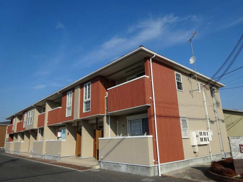 滋賀県愛知郡愛荘町野々目（アパート）の賃貸物件の外観