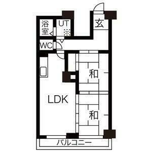 多賀城ロジュマンG棟の間取り