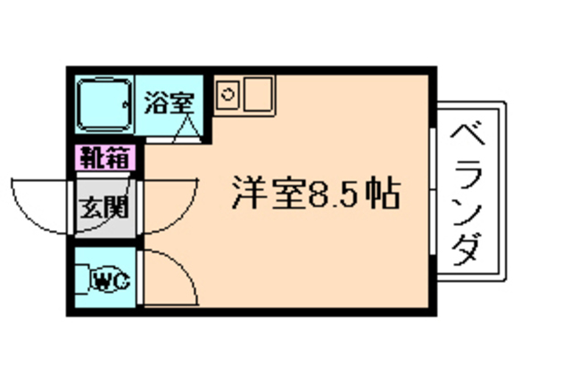 イーズマンションファイブの間取り