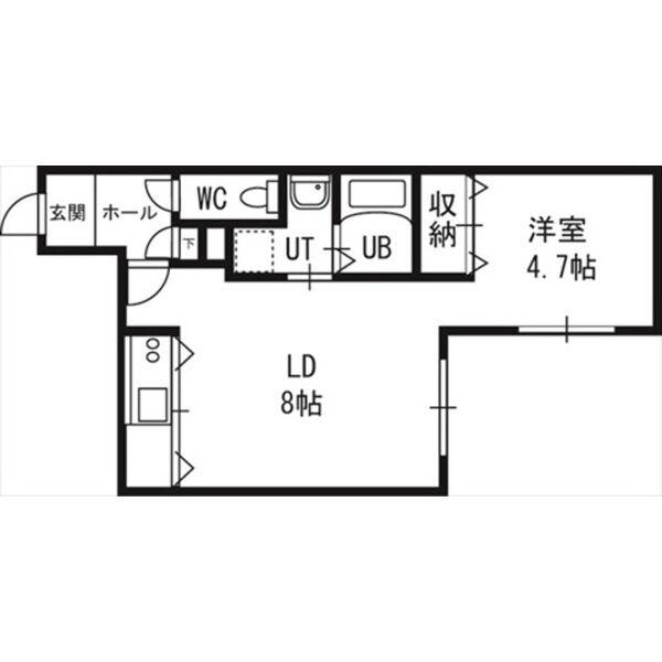 パームヒル南郷IIの間取り